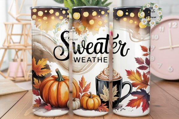 Autumn Sweater Weather 20oz Tumbler Design Review