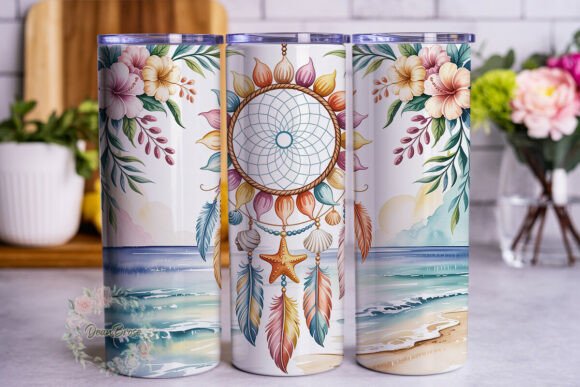 Bohemian Dreamcatcher Beach 20oz Tumbler