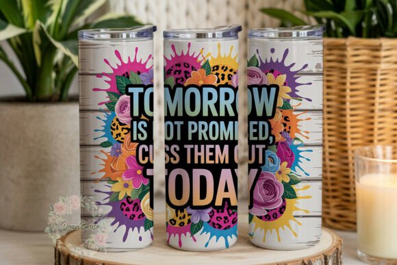 Bold Floral Leopard Quote 20oz Tumbler Review