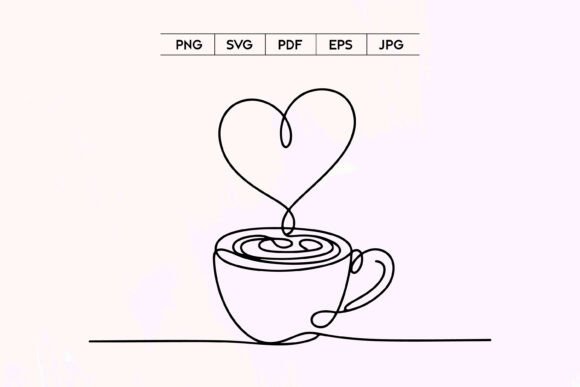 Coffee Cup with Heart Steam: A Designer's Review