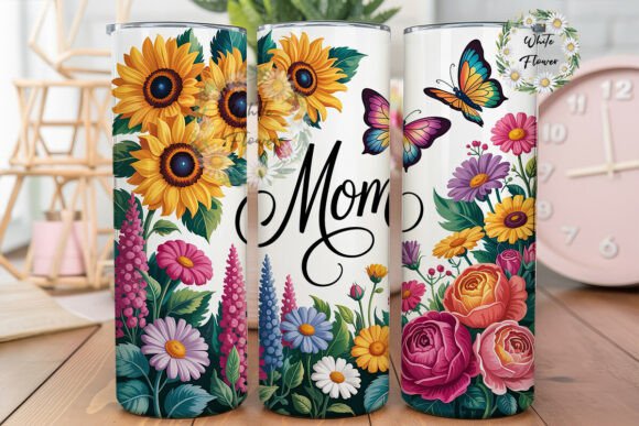 Floral Mom Butterfly 20oz Tumbler Wrap Review