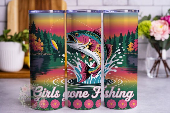 Girls Gone Fishing 20oz Tumbler