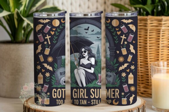 Gothic Girl Summer: A Designer's Review for 20oz Tumblers