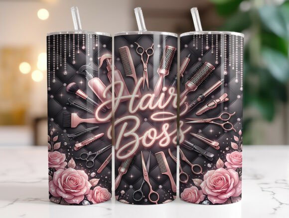 Hair Boss Salon Tools Glitter Tumbler Design Review