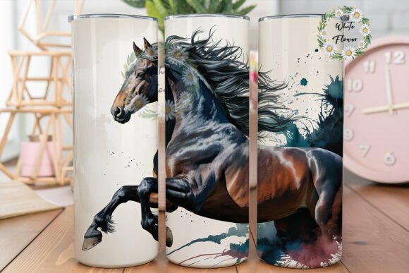 Majestic Horse Watercolor Art Tumbler Review