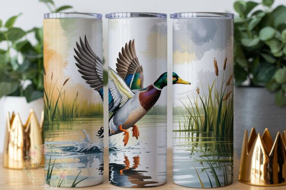 Mallard Duck Takeoff: A Designer's Review for Tumbler Wraps