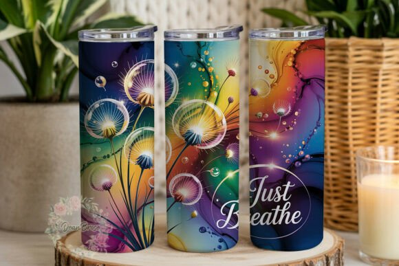 Review: Dandelion Just Breathe 20oz Tumbler Wrap Design