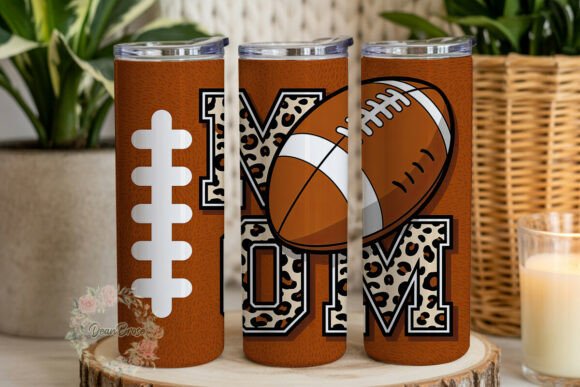 Review: Football MOM Leopard Print 20oz Tumbler Wrap