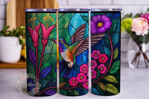 Review: Hummingbird Stained Glass 20oz Tumbler Design