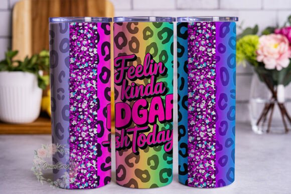 Sassy Leopard Glitter 20oz Tumbler Wrap Review