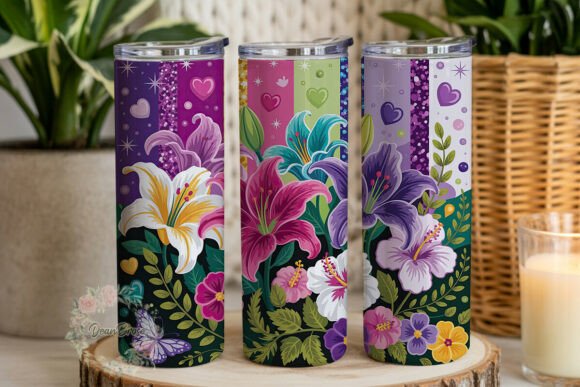 Vibrant Floral Bloom 20oz Tumbler Wrap: A Designer's Review